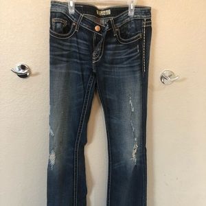 Buckle stretch low rise 29x37.5